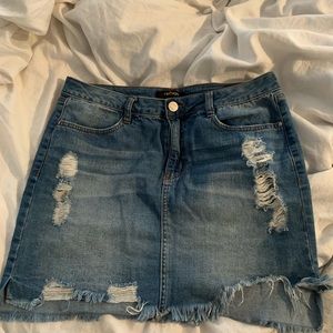 Jean skirt, size L
